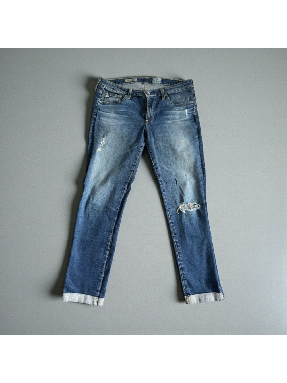 ADRIANO GOLDSCHMIED AG The Stilt Cigarette Ankle Jeans Size 30